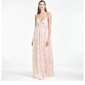 Sachin & Babi Jessica Maxi Dress Size 14 Floral Watercolor NWT